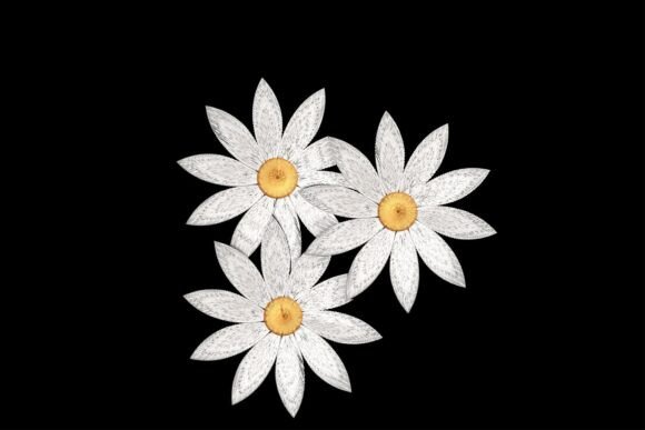 Elegant Daisy Flowers: A Thoughtful Embroidery Choice