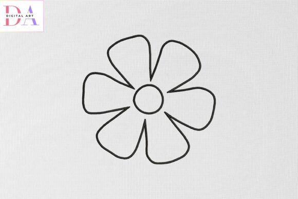 Minimal Petal Outline: A Seasonal Embroidery Essential