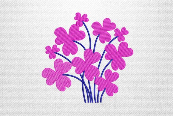 Pink Flowers: A Charming Embroidery Design for Meaningful Gifts